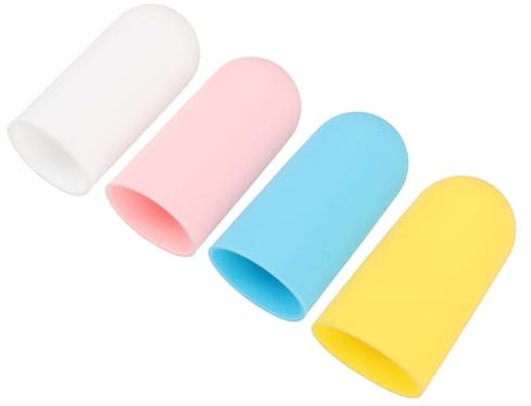 HONITANO 4pezzi Protezioni Per Bottiglie in Silicone Da Viaggio Coperture Elastiche Per Articoli Da Toeletta Manicotti Anti-perdita Per Contenitori Di Essenziali Per Aereo e Crociera