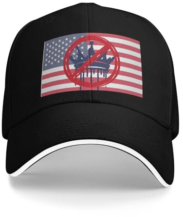 No Kings Flag USA Gorra de béisbol para Hombre y Mujer Nueva Gorra al Aire Libre Hip Hop Snapback Sombreros Ajustables de Verano