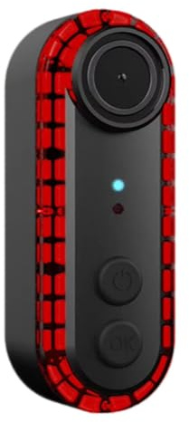 Cvoepobey 1080P Bike Recorder Camera withTail Light 150 Degree Viewing Phone Interconnection Water Proof Rear View Camera