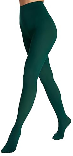 Seidiva 80 Denier High Waist Opaque Tights for Women, Soft and Elastic Stockings, Run Resistant Pantyhose with 50 colors