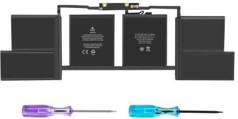 ARyee A1707 A1820 Battery Compatible with MacBook Pro 15 A1707 (Late 2016 Mid 2017) Touch EMC 3162 3072 Series MLH32 MLH42 MLW72 MLW82 MPTR2 MPTT2 MLH52 MLW92 MPTU2 MPTV2