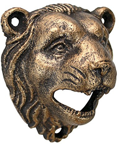 Design Toscano Growling Lion Cast Iron Bottle Opener, Multi-colour, 6.5x9x10 cm
