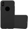 Cadorabo Hülle kompatibel mit Apple iPhone XR Schutzhülle TPU Silikon Case Candy Design Slim Kratzfest Weiche Gummi mit Rundumschutz Case Hülle für iPhone XR in Schwarz