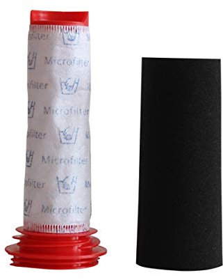 TeKeHom Waschbarer Hauptfilter + Schaumstoffeinsatz für Bosch Athlet Akku-Staubsauger 754176 754175 BCH6