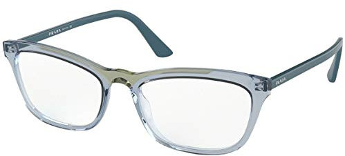 Prada Brille PR 10 VV 3251O1 Transp AZURE/TRANSP, Grün