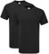 Gildan Uni-Erwachsene, 2-Pack, Style Gh000 T-Shirt, Schwarz (2er-Pack), 4XL