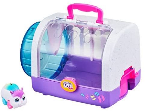 Little Live Pets Lil' Hamster and House Interactive Toy Pet - Sounds & Batteries Included