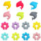 CTRICALVER Glass Identifiers, Silicone Drink Marker Wine Glass Charms, for Cocktail Party,Family Dinner,Party (14 pcs)