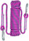 QHY Kletterseil, 8 mm, 90 m, 180 m, 220 m, 320 m, 450 m, statisches Abseilseil, Fluchtseil, Eiskletterausrüstung, Feuerrettung, Fallschirmseil, Farbe: Lila, Größe: 10 m x 8 mm