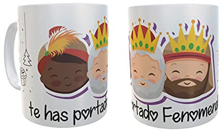 Tazas Regalo Original Reyes Magos - regalos personalizados regalos para reyes - tazas reyes magos (Te has portado Fenomenal)