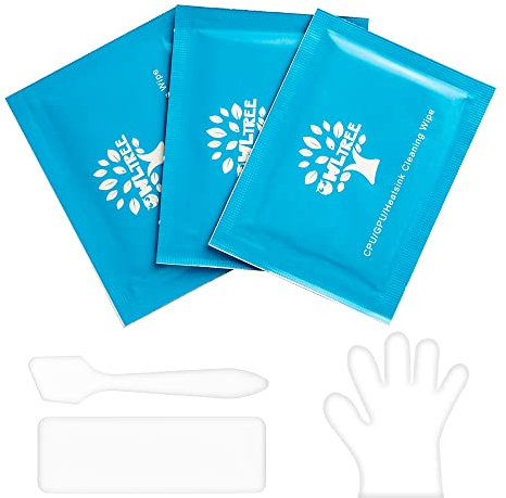 OwlTree Wärmeleitpasten-Entferner-Kits für CPU, GPU, Kühlkörper usw. (20 Tücher)