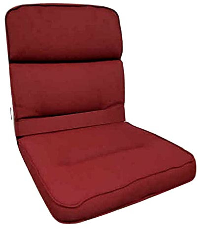 KETTtex EXKLUSIV Auflage Niederlehner Bordeaux I Gartenstuhl Polster 100x50x7cm I KTH3 Sitzauflage weich & robust I Stuhlauflage UV-beständig I wasserabweisendes Sitzkissen I Dessin 2313