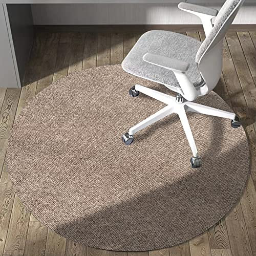 GUAWJRZDP Bürostuhl Unterlage, Bodenschutzmatte, Stuhlmatte, Antirutschmatte für Hartholzböden, Kratzfest und geräuschdämpfend, grau/rot/Curry (Color : Coffee, Size : 160x200cmRectangle)