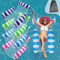 MLRYH 4Pcs Flottant Hamac Gonflable, Flotteur Gonflable Piscine 4 -en- 1 Flottant de Inclinable Flotteur Hamac Hamac d'eau Jouets de Piscine pour Plage Partie Vacances