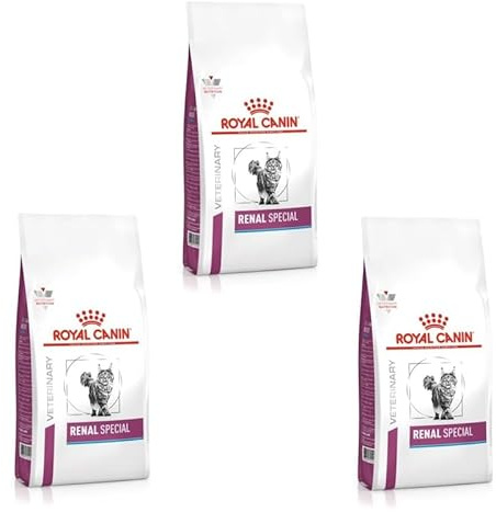 Royal Canin Veterinary Renal Special Feline | 3er Pack | 3 x 400 g | Diät-Alleinfuttermittel für ausgewachsene Katzen | Kann dabei helfen, die Nierenfunktionen zu unterstützen