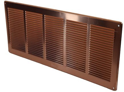 La Ventilazione GRA5424 Griglia rettangolare da sovrapporre, Rame, 540x240 mm