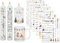 Sugeru 6 PCS Kerzentattoos Weihnachten (200+ Muster),Wassertransferdruck | DIY asserschiebefolie Kerzen | Kerzenaufkleber Weihnachts Sticker | Kerzen Dekorieren | Ostern,Adventskerze (Weihnachten B)