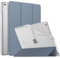 MoKo Cover per Nuovo iPad 10,2 iPad 9a generazione 2021/8a/7a Gen. 2022/2019, Custodia Ultra Sottile Leggero Tri-fold Auto Sveglia/Sonno con Retro Semi-trasparente in TPU, Viola Grigio