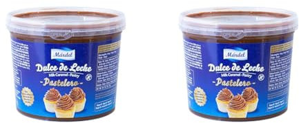 Mardel Dulce de Leche Pastelero - 1 Kg (Paquete de 2)