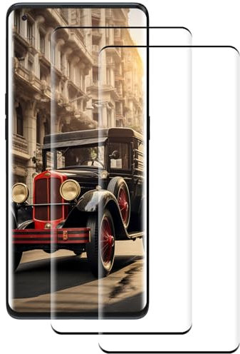IQShield Verre Trempé pour Oppo Find X5 5G, Protection D'écran pour Oppo Find X5 5G, Vitre Trempé Haute Sensibilité, 9H Dureté Protecteur, 3D Couverture Complète Glass - 2 Pièces