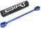 22 mm Motorrad Lenker Balance + Lenkerpolster,Lenkerschutz Set für Dirt Bike Pit Bike Quad ATV Motocross Enduro Supermoto Sur Ron Talaria Sting-Blau