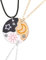 JRYXDS 3 Stück Halskette Damen Silber Freundschaftskette BFF Ketten für 3 Mädchen Kristall Kette Anhänger Sonne Sternen Mond Halskette Lang für Frauen Geschenk Personalisierter Schmuck