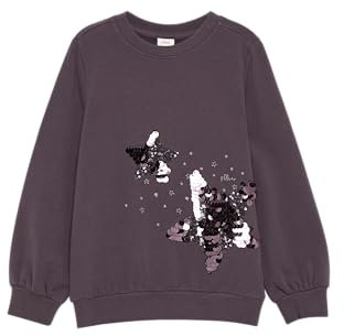 s.Oliver Junior Sweatshirt mit Pailletten,4892,92-98 Große Größen