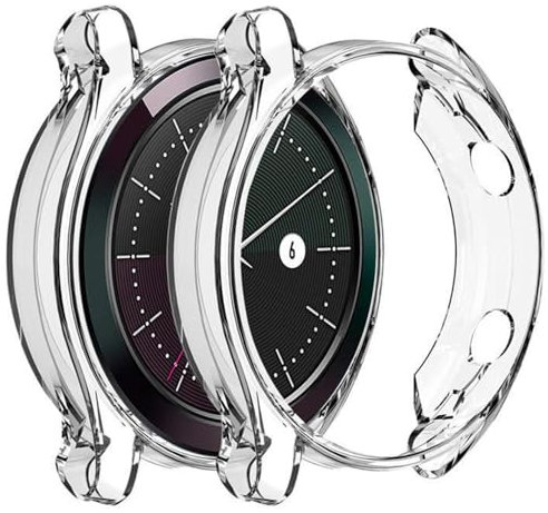 Funda para Huawei Watch GT 3 42mm, Silicona TPU Case Protectora de Pantalla, Anti-arañazos, Anti-Polvo, Cover Carcasa para Huawei Watch GT 3 42mm