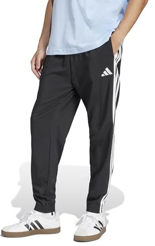 adidas, Essentials 3-Streifen Woven Jogger Herren Hose, Schwarz, L