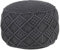 Genérico Wenjingqi-324004 Makramee Sitzsack, handgefertigt, Baumwolle, Anthrazit, 45 x 30 cm