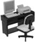 Toddmomy 1 Set Miniatur-Laptop-Computer Und Bürotisch Im Maßstab 1:12 Puppenhaus-Simulations-Desktop-Computer Mit -Tastatur-Modell Zum Rollenspiel
