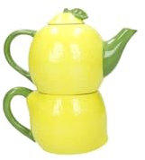 Brandani 51401 TEIERA C/TAZZA LIMONE DOLOMITE, ø11x17.5x16h cm
