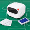 Oreilet Automatische Händler, Wiederaufladbares Handelsgerät, Unterstützung von 8 Spielern, 180 ° 360 ° Deal, für Brettspiele, Poker, (White)