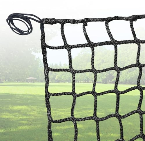 Tokenhigh Child Safety Net Protection Rope, Mesh Balcony Net for Kids Cats, Safety Netting for Stairs Railing, Knotless Polyester Playground Safety Net Fence, Outdoor Climbing Weaving Rope (2x3m)