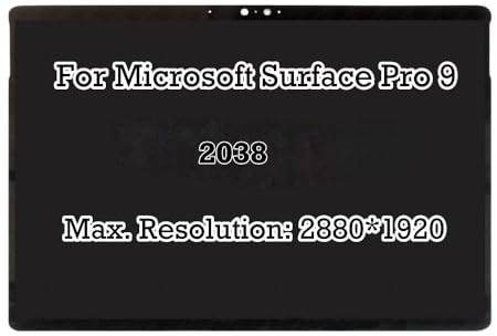 13 For Microsoft Surface Pro 9 2038 Touch Screen 2.8K LCD Assembly (2038)