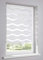 Tropik Home Wave 3D White Dual Zebra Window Roller Blinds, 16 Width Sizes, 150cm Drop, 69cm Wide (27)