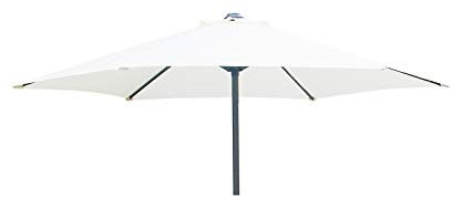TFS Replacement Parasol Fabric Canopy for Standard, Cantilever & Balcony Parasols (2.5m 6arm, White)