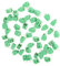50Pcs Connettore universale a morsettiera a 2 pin Connettore 2 54mm PCB Passo verde Connettore a morsettiera 50 Set di connettori a morsettiera