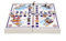 Würfelspiel Brettspiel Küstendesign maritim Leuchtturm Strandkorb Seehund Möwe 25 * 25 * 3cm