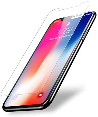 Tempered Glass/Soft Screen Protector for Apple iPhone 6 7 8 Plus X XS XR 11 12 13 Pro Max SE (X, Tempered Glass Front)