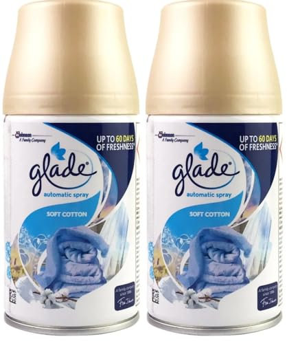 Glade Large Automatic Duo Refills, Cotton Linen, 269 ml