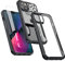 ORETECH Compatible with iPhone 13 Case, with [2 x 9H Tempered Glass Screen Protector & 1 x Camera Lens Protector] Shockproof Ultra Thin TPU PC Hybrid Transparent Bumper Case (6.1 Inch) - Black