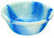 Tie-dye Design Multipurpose Circular Round Plastic Washing Up Bowl Basin Tub Kitchen (Blue) (12 INCH)