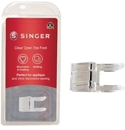 SINGER | Offener Zehen-Nähfuß zum Aufstecken für Nähmaschinen mit niedrigem Schaft