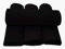 Lemos Home Hochwertige Stoffserviette Tischtuch 4 Stück aus 100% Baumwolle Kollektion Konzept, Farbe & Größe wählbar (Stoffserviette 4er Set - 45x45cm, Schwarz)