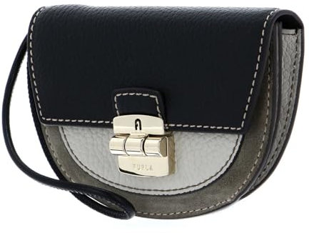 Furla Club 2 Compact Wallet M Nero + Perla e + Marmo c