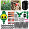 Siebwin Kit Irrigazione a Goccia, 159 Pcs Sistema di Irrigazione da Giardino con 40m Tubo da irrigazione, Timer Intelligente, Automatico Irrigazione Sistema per Giardino,Orto,Terrazzo,Serra,Impianto