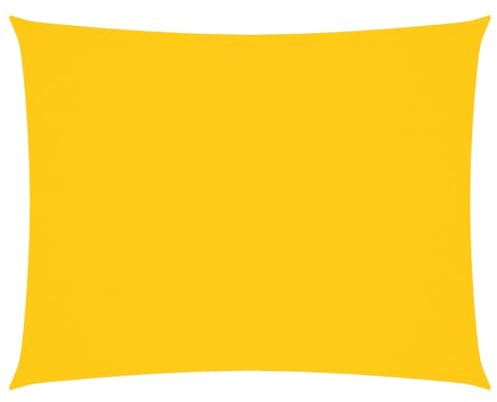 vidaXL Sonnensegel Oxford-Gewebe Rechteckig 5x7 m Gelb