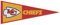 Wincraft NFL Wool Wimpel 80x33cm Kansas City Chiefs