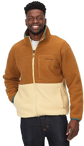 Marmot Herren Aros Fleece Jacket Warme Fleecejacke, Outdoor-Jacke mit durchgehendem Reißverschluss, atmungsaktiver und windbeständiger Sweater (1er Pack)